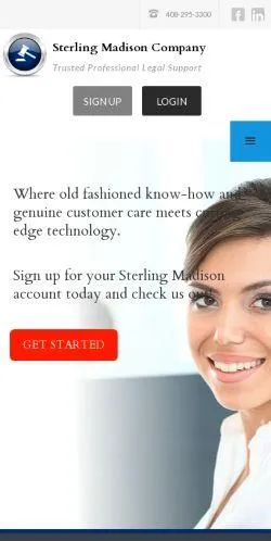 webpage mobile image