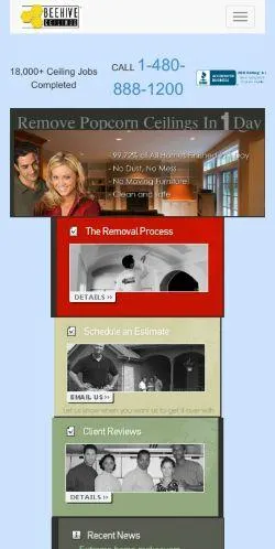 webpage mobile image