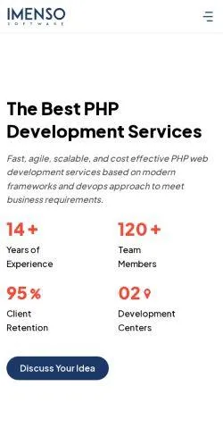webpage mobile image