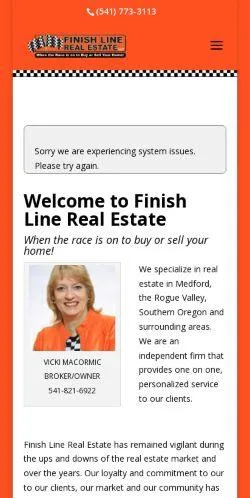 webpage mobile image