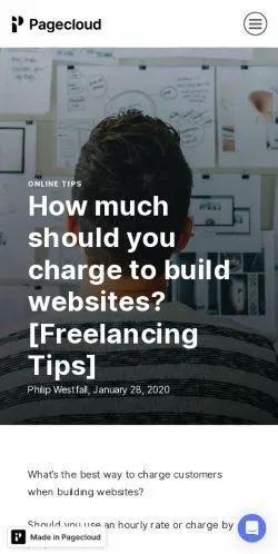 webpage mobile image