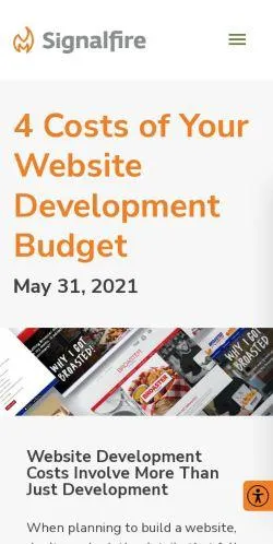 webpage mobile image
