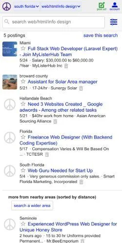 webpage mobile image