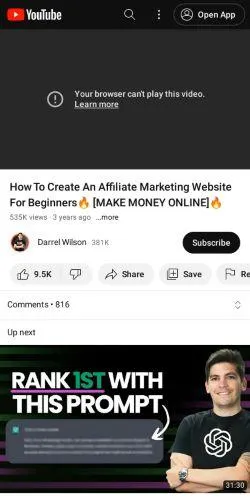 webpage mobile image