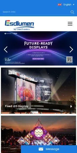 webpage mobile image