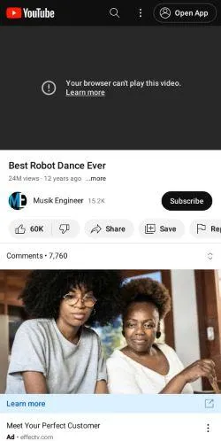 webpage mobile image