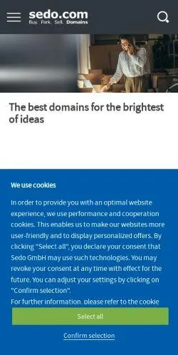 webpage mobile image