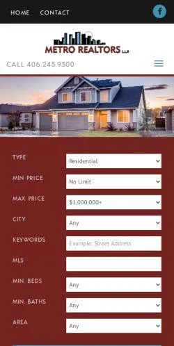 webpage mobile image