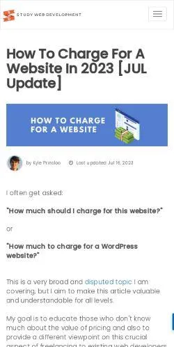 webpage mobile image