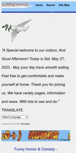 webpage mobile image