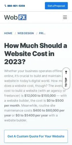 webpage mobile image