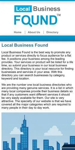webpage mobile image