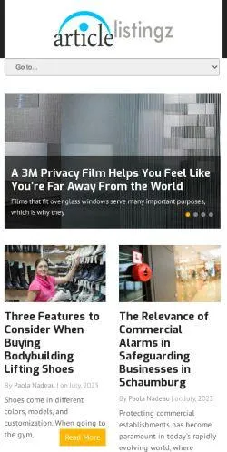 webpage mobile image