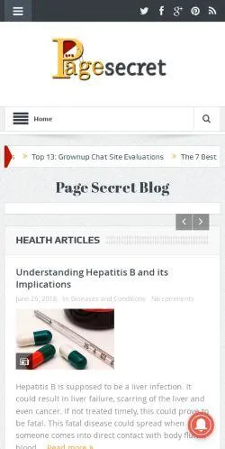 webpage mobile image