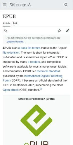 webpage mobile image