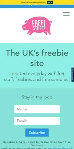 webpage mobile image