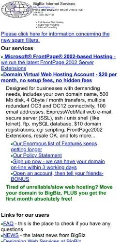 webpage mobile image