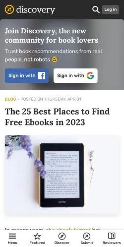 webpage mobile image