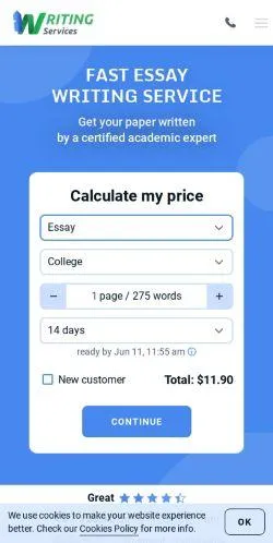 webpage mobile image